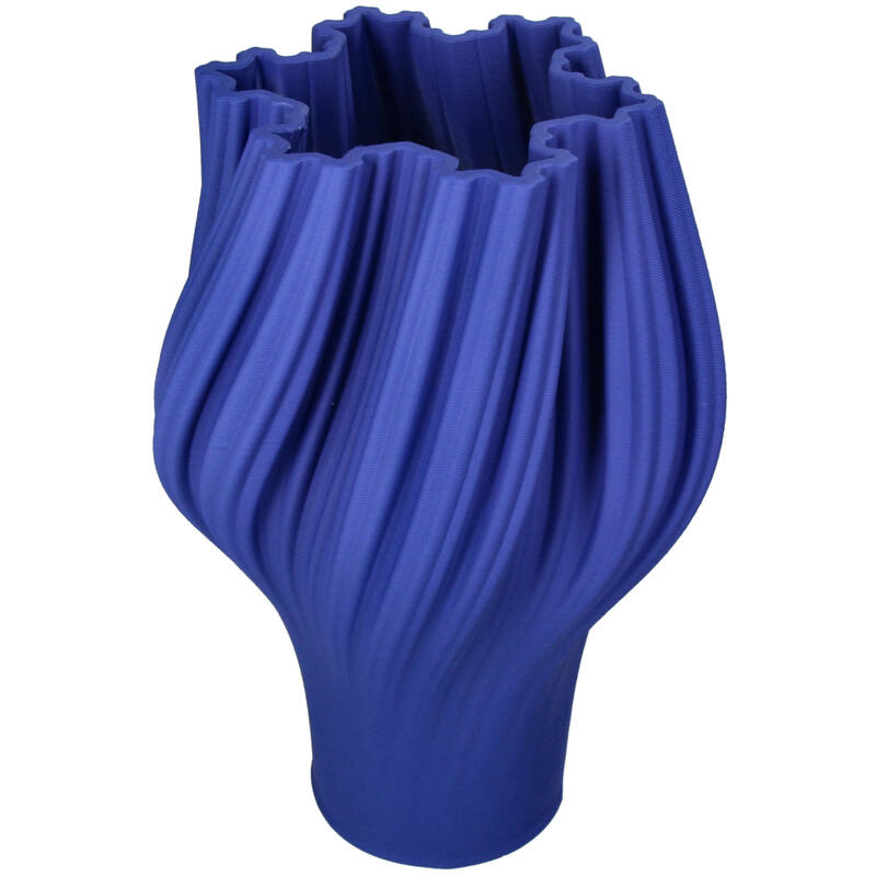 Blaue Porzellanvase