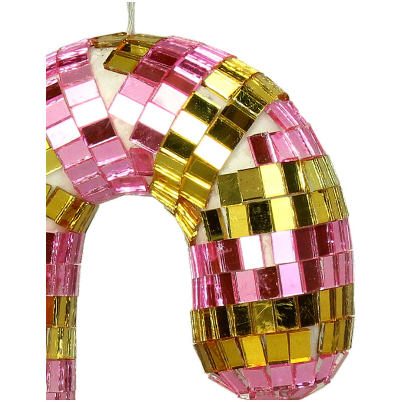 
                  
                    Multicolour Disco Candy Cane Christmas Decoration
                  
                