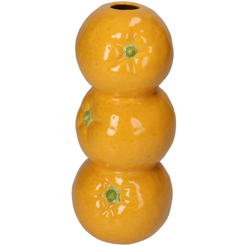 Orangefarbene Orangefarbene Vase