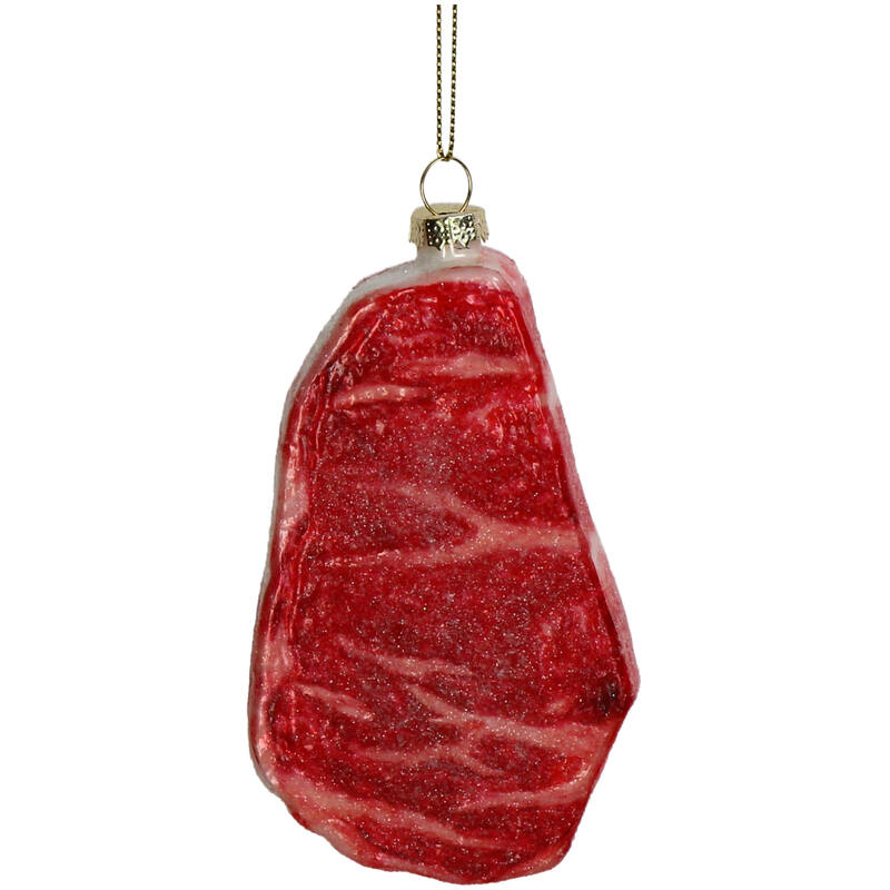 Weihnachtsdekoration mit rotem Fleisch