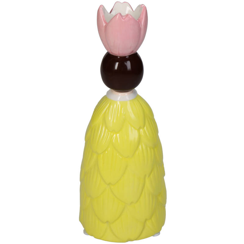 
                  
                    Gelber Kerzenständer „Blumenmädchen“
                  
                
