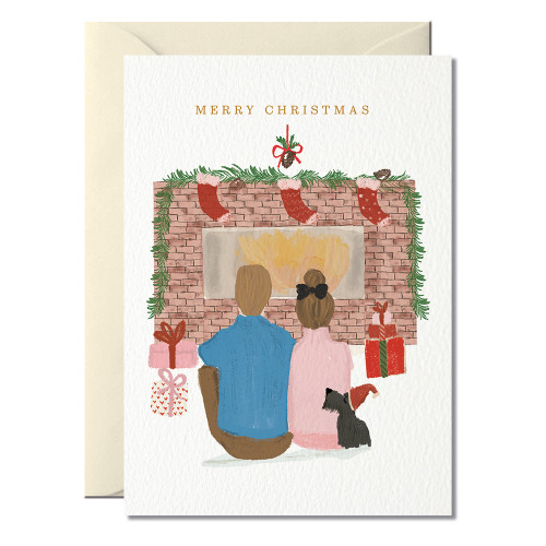 Weihnachtskarte für Zuhause