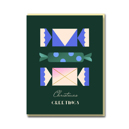 Weihnachtsknaller-Grußkarte