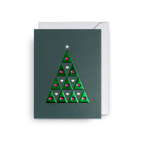 Weihnachtsbaum-Grußkarte