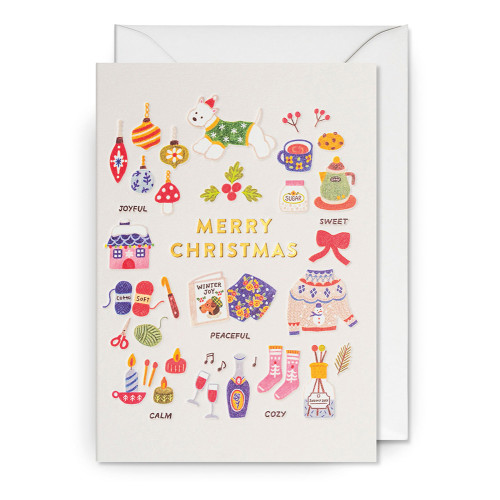 Frohe Weihnachten Grußkarte