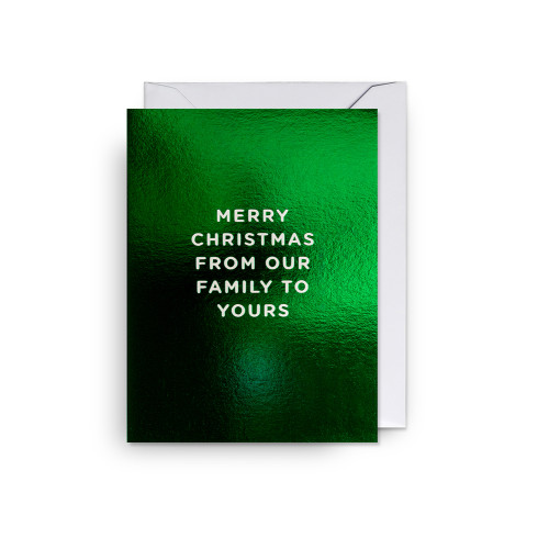 Frohe Weihnachten Mini-Karte