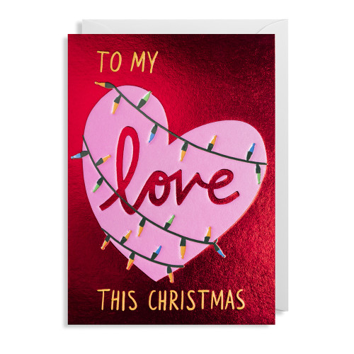 Weihnachtskarte für meine Liebe