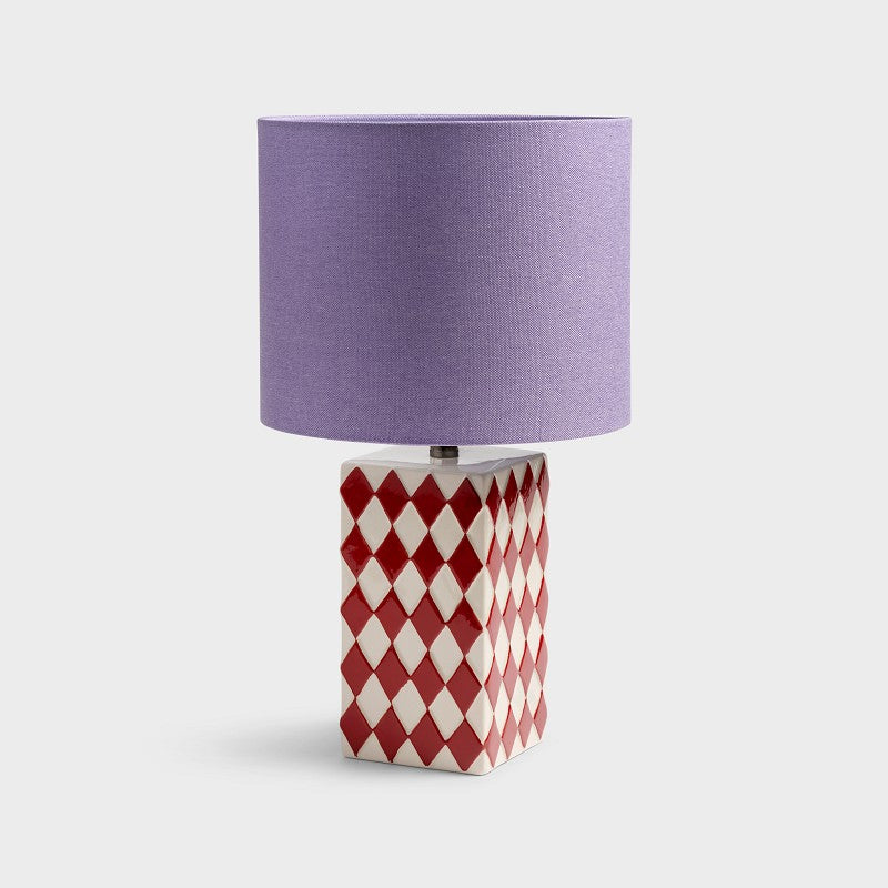 Mehrfarbige Gitterlampe