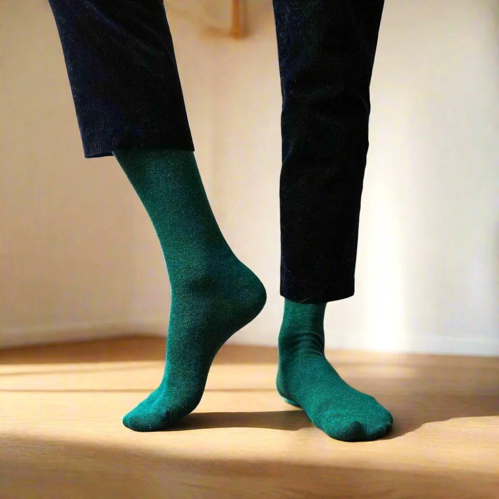 
                  
                    Forest Green Merino Wool Socks
                  
                