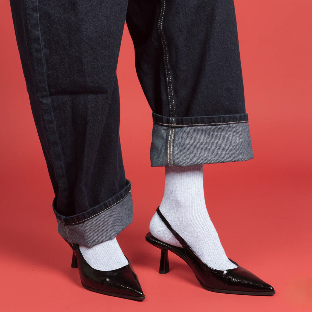 
                  
                    Light Blue Glitter Lurex Lyocell Socks
                  
                