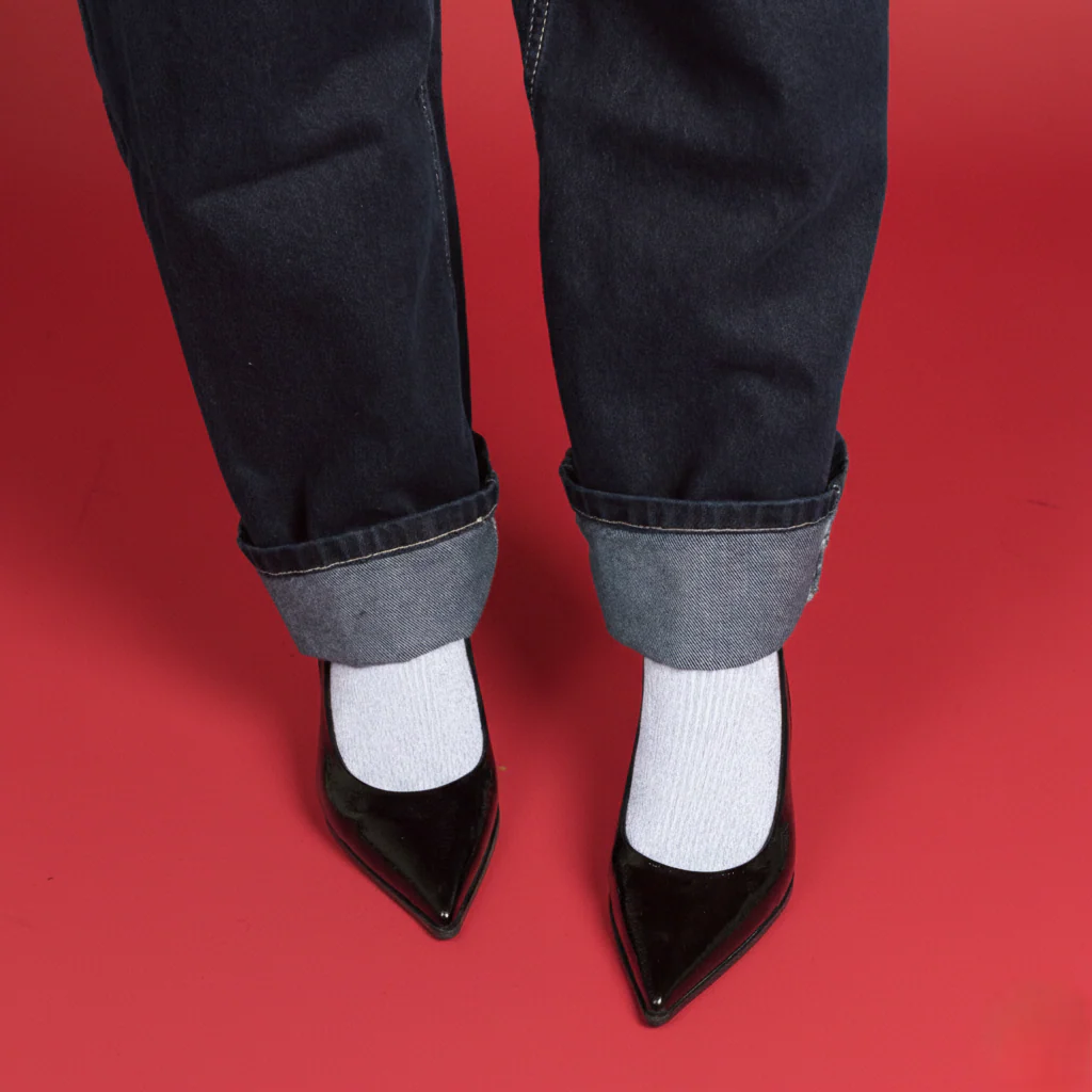 
                  
                    Light Blue Glitter Lurex Lyocell Socks
                  
                