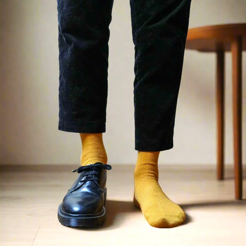 
                  
                    Mustard Merino Wool Socks
                  
                