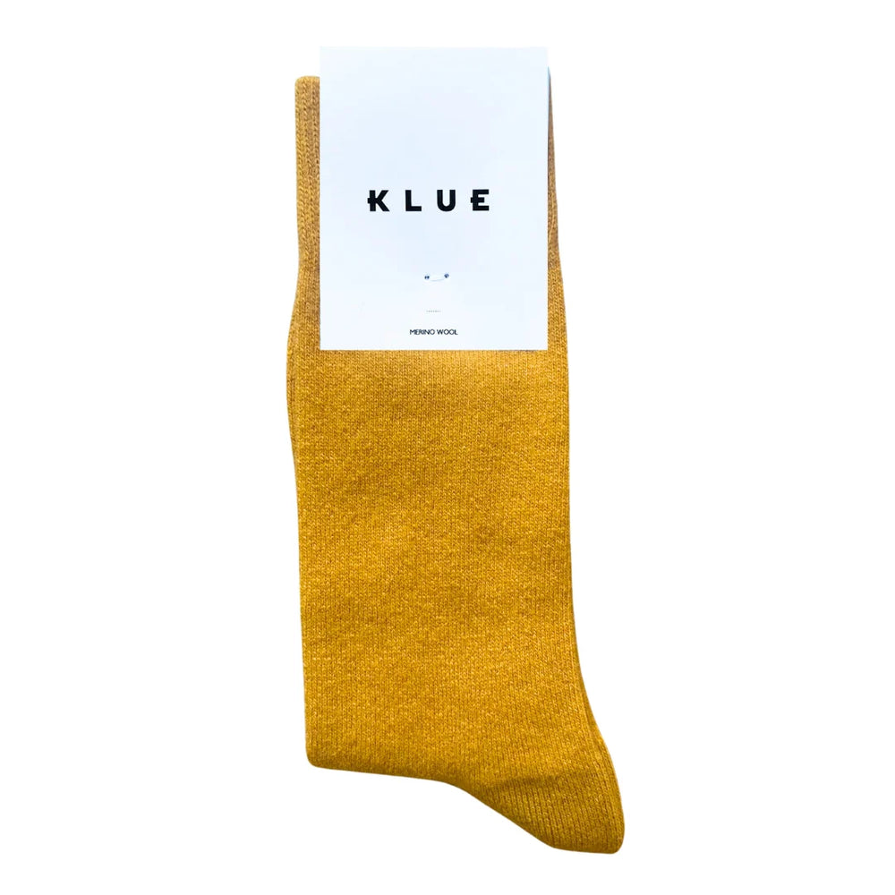 Mustard Merino Wool Socks