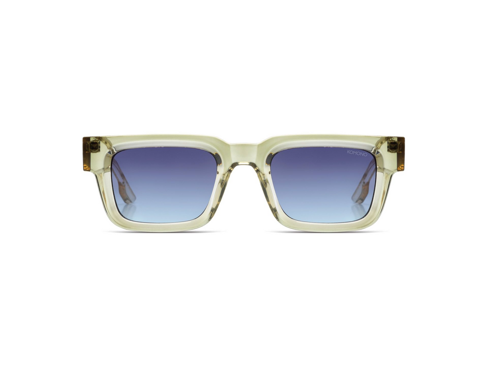 VICTOR Salbeigrüne Sonnenbrille mit Farbverlauf