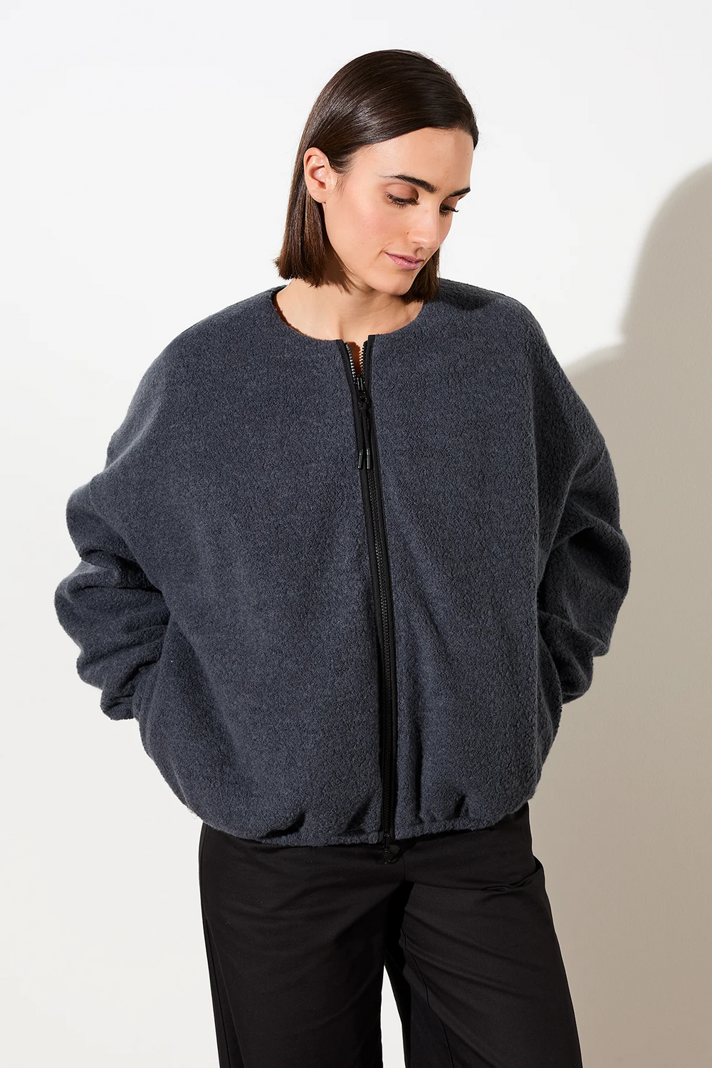 CRESTON Black Graphite Reversible Jacket