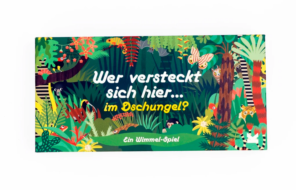 Wer versteckt sich hier Dschungelspiel