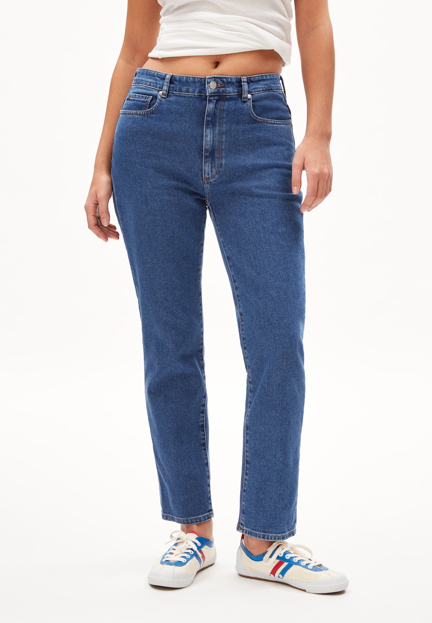 
                  
                    LEJAANI Blue Base High Waist Jeans
                  
                