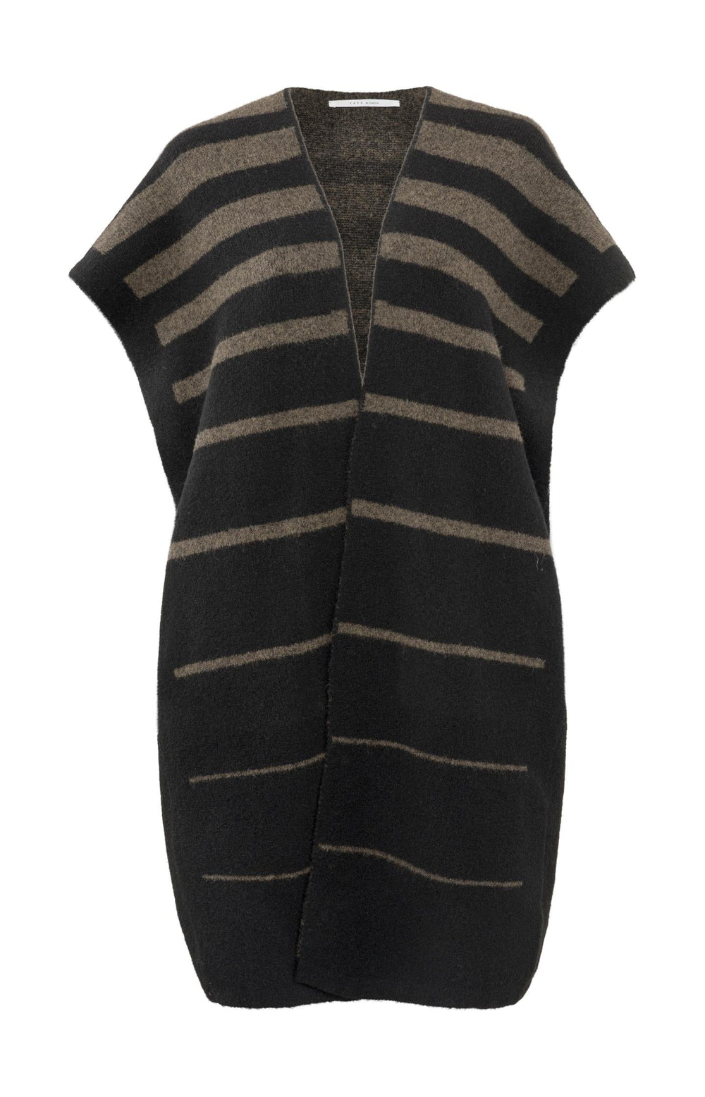 Mulch Brown Poncho Cardigan