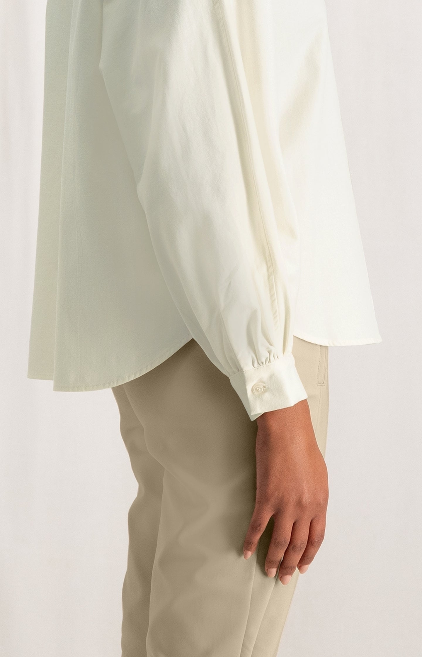 
                  
                    Ivory White Loose Fit Blouse
                  
                