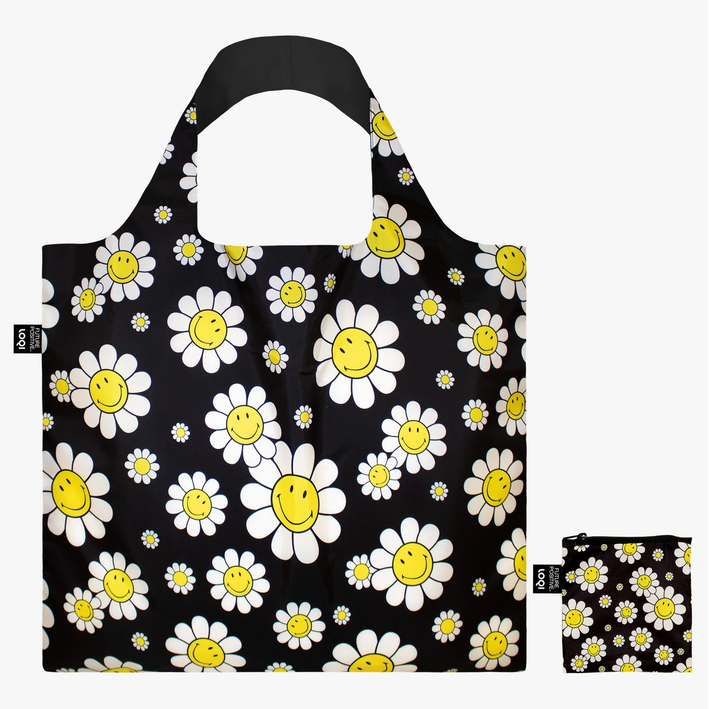 
                  
                    Black Smiley Flowers Bag
                  
                