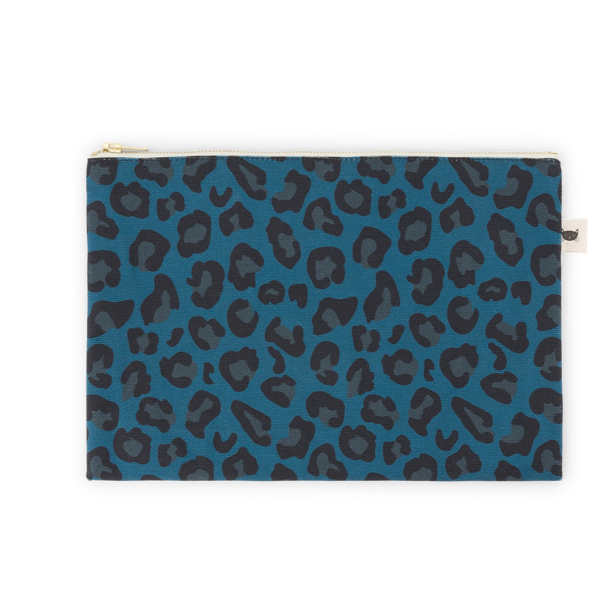 
                  
                    LILI Blue Leopard Print Pouch
                  
                