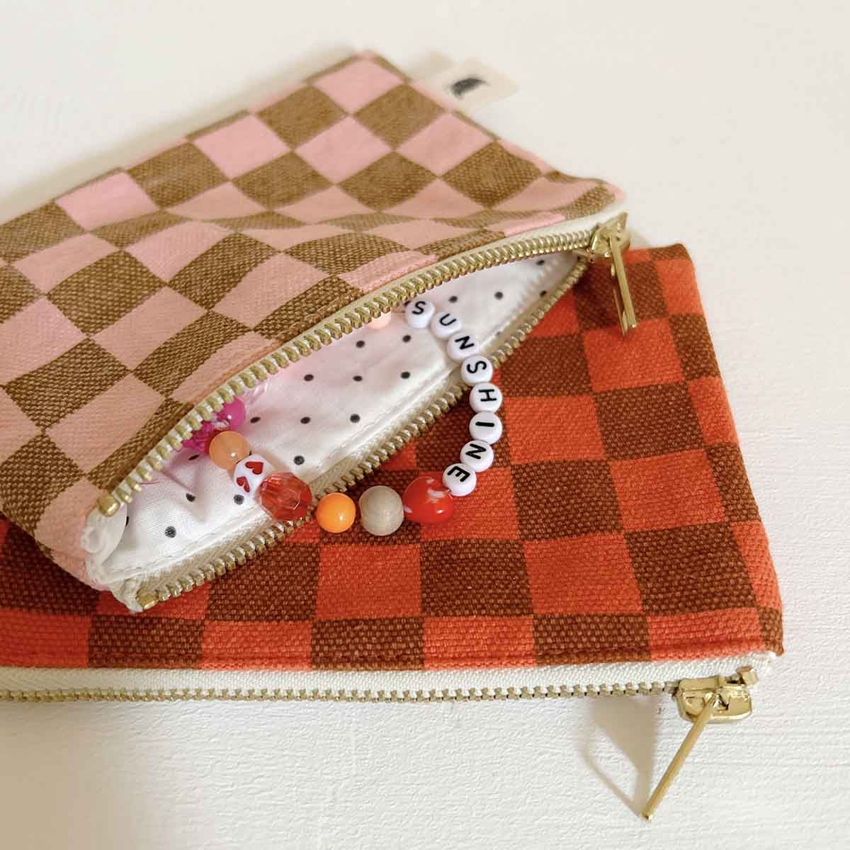 
                  
                    MARIE Strawberry Checkerboard Purse
                  
                