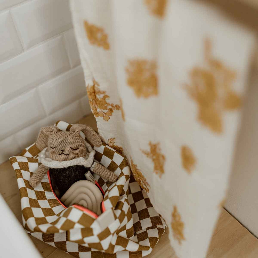 
                  
                    VIC Caramel Check Print Toilet Bag
                  
                