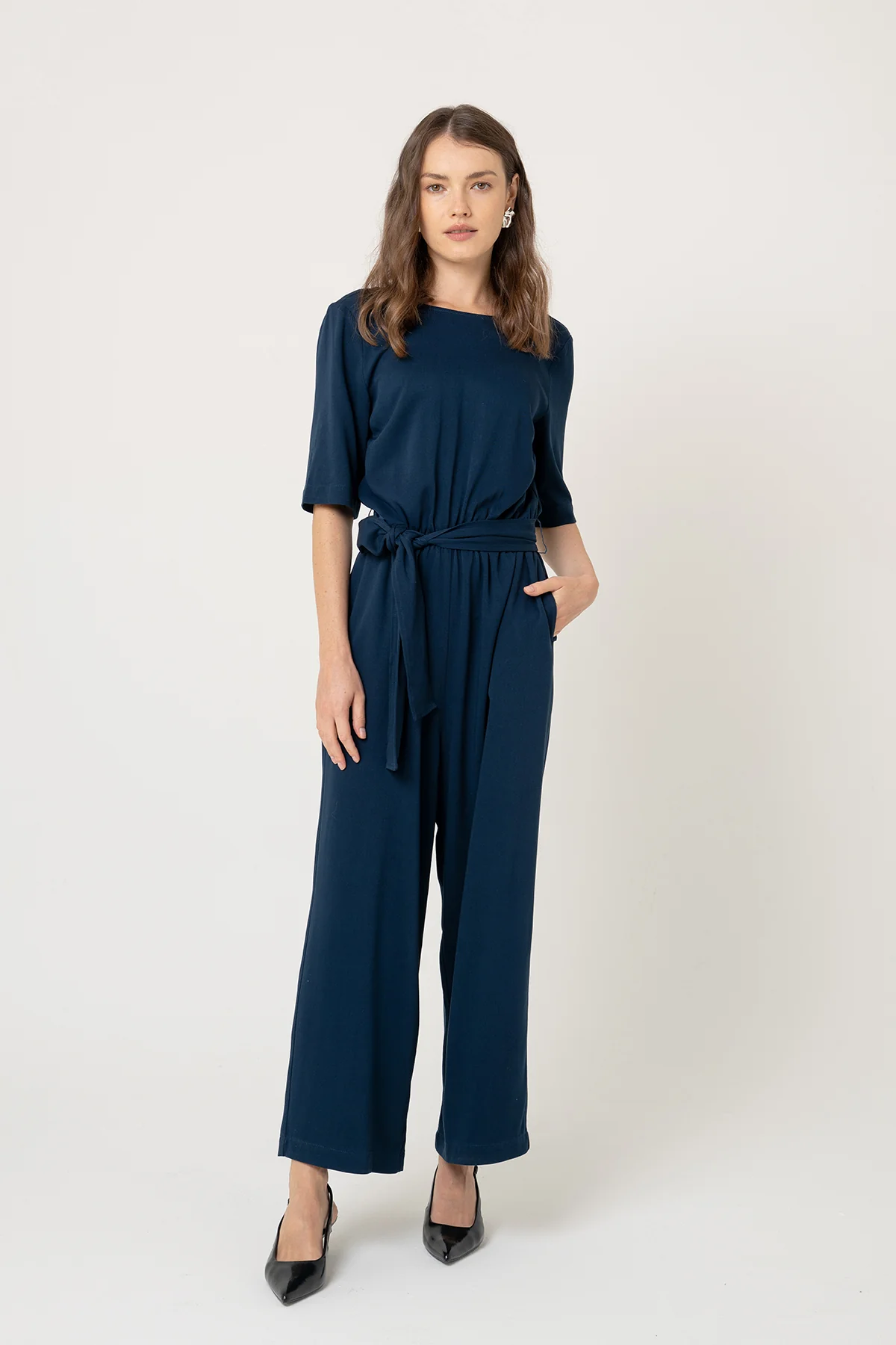 
                  
                    STAINE Nightfall Blue Halfsleeve Jumpsuit
                  
                