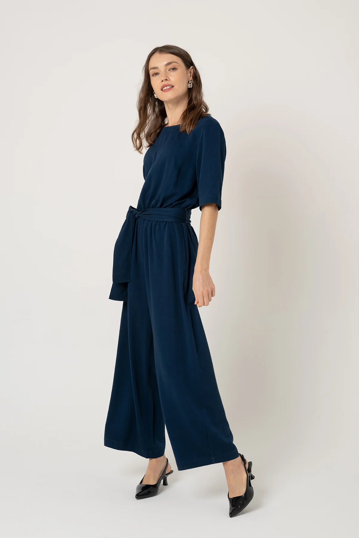
                  
                    STAINE Nightfall Blue Halfsleeve Jumpsuit
                  
                