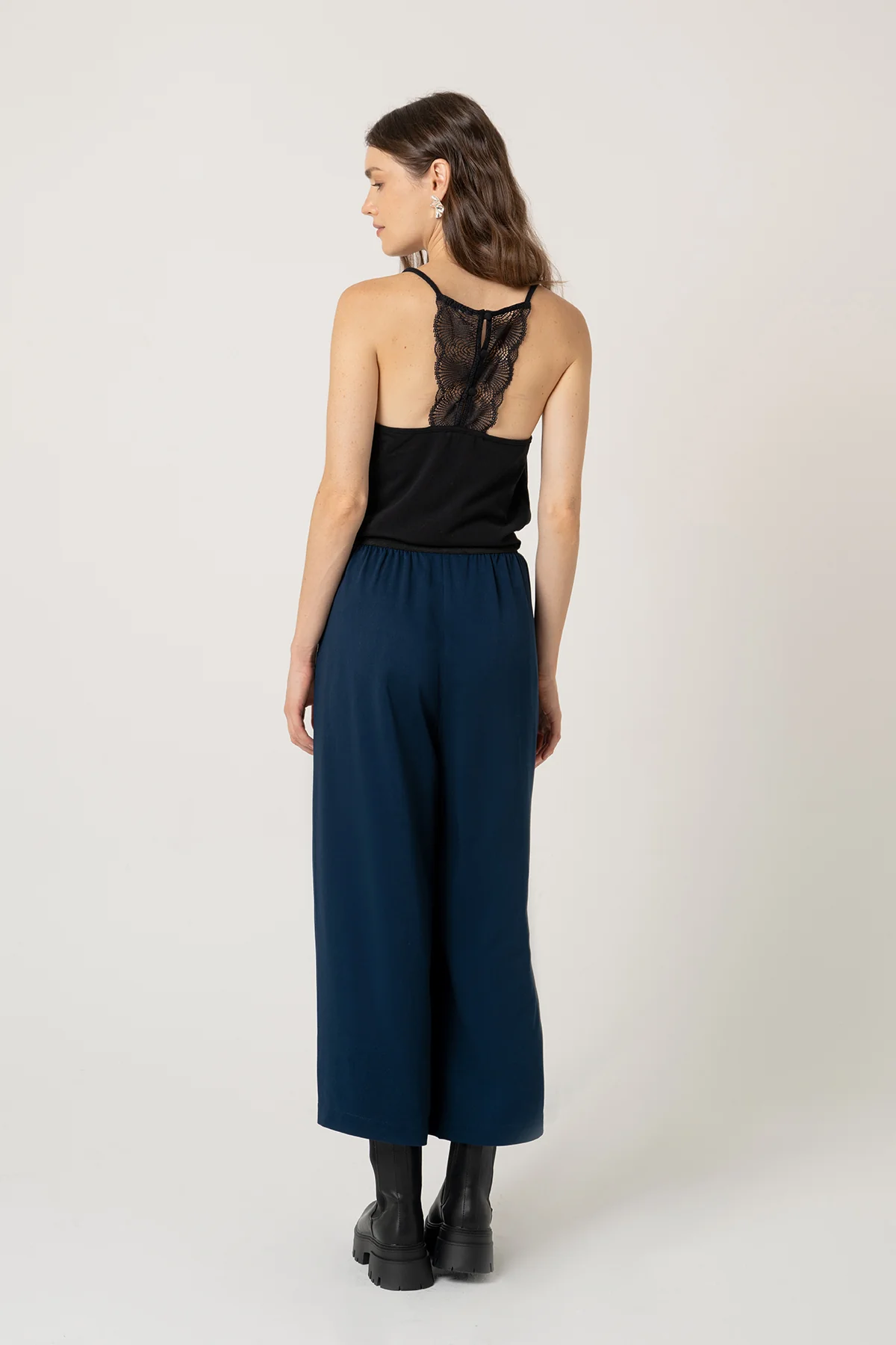 
                  
                    TAVIRA Nightfall Blue Culotte Trousers
                  
                
