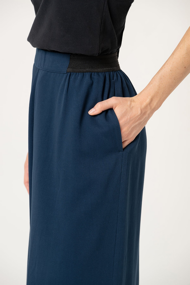 
                  
                    TAVIRA Nightfall Blue Culotte Trousers
                  
                