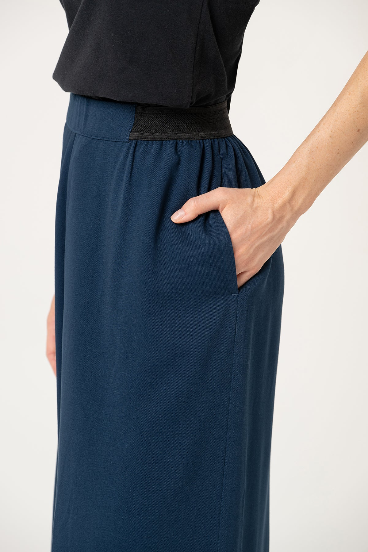 
                  
                    TAVIRA Nightfall Blue Culotte Trousers
                  
                