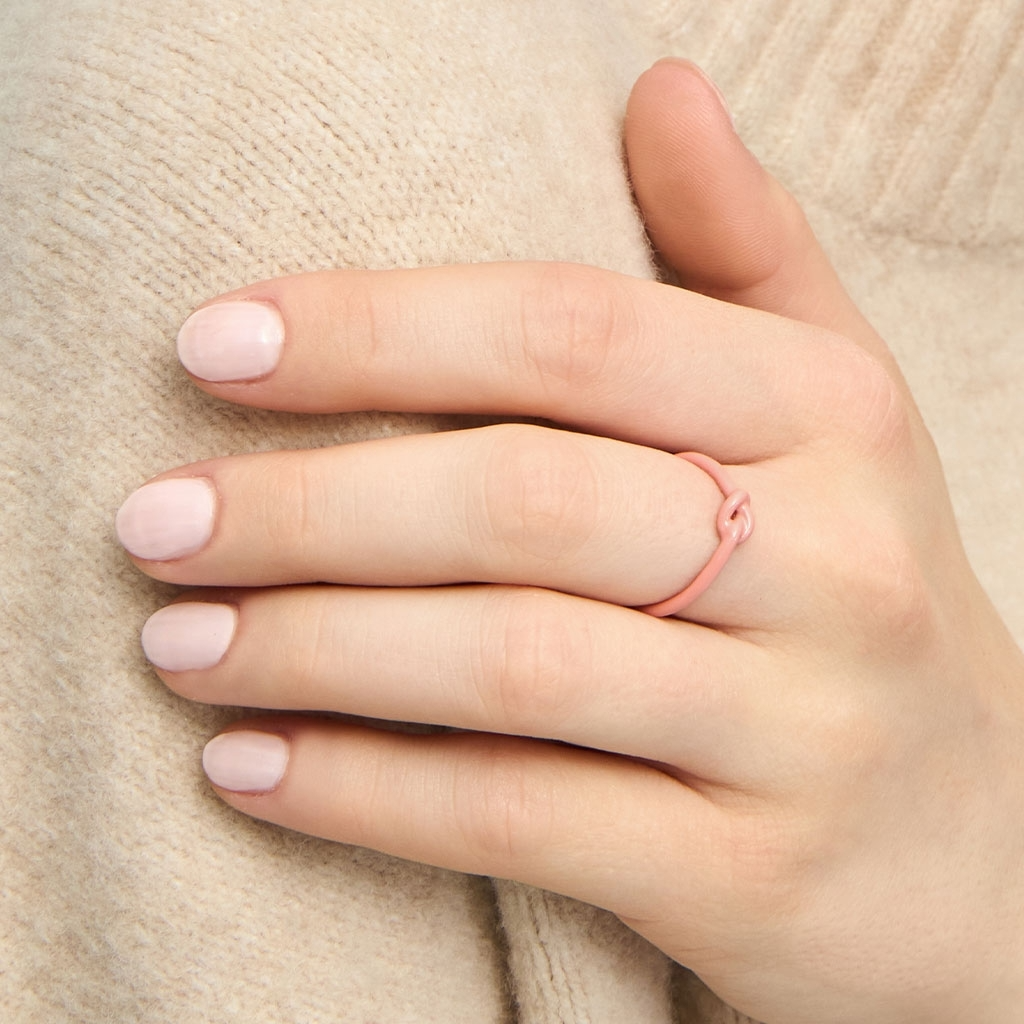 
                  
                    Burnt Coral Love Knot Ring
                  
                