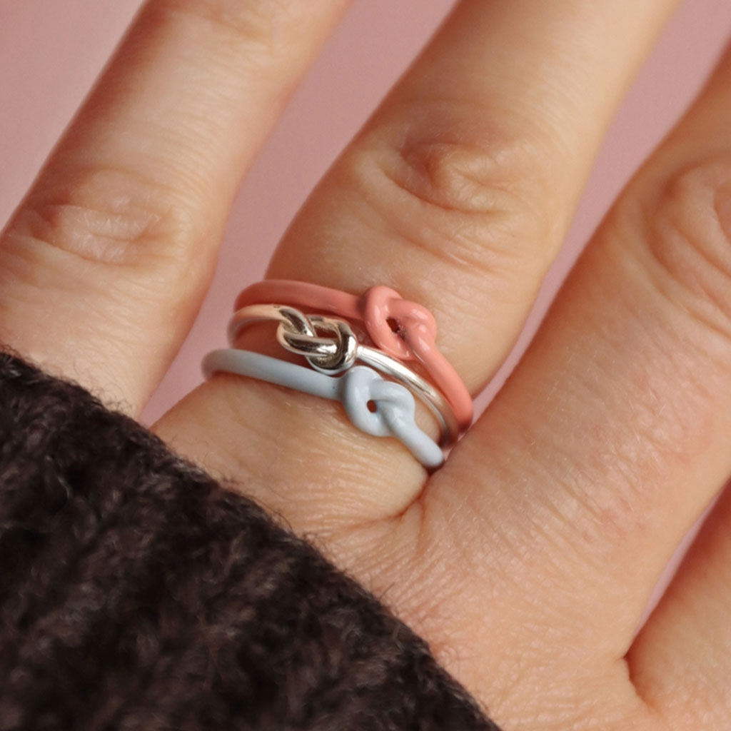 
                  
                    Burnt Coral Love Knot Ring
                  
                