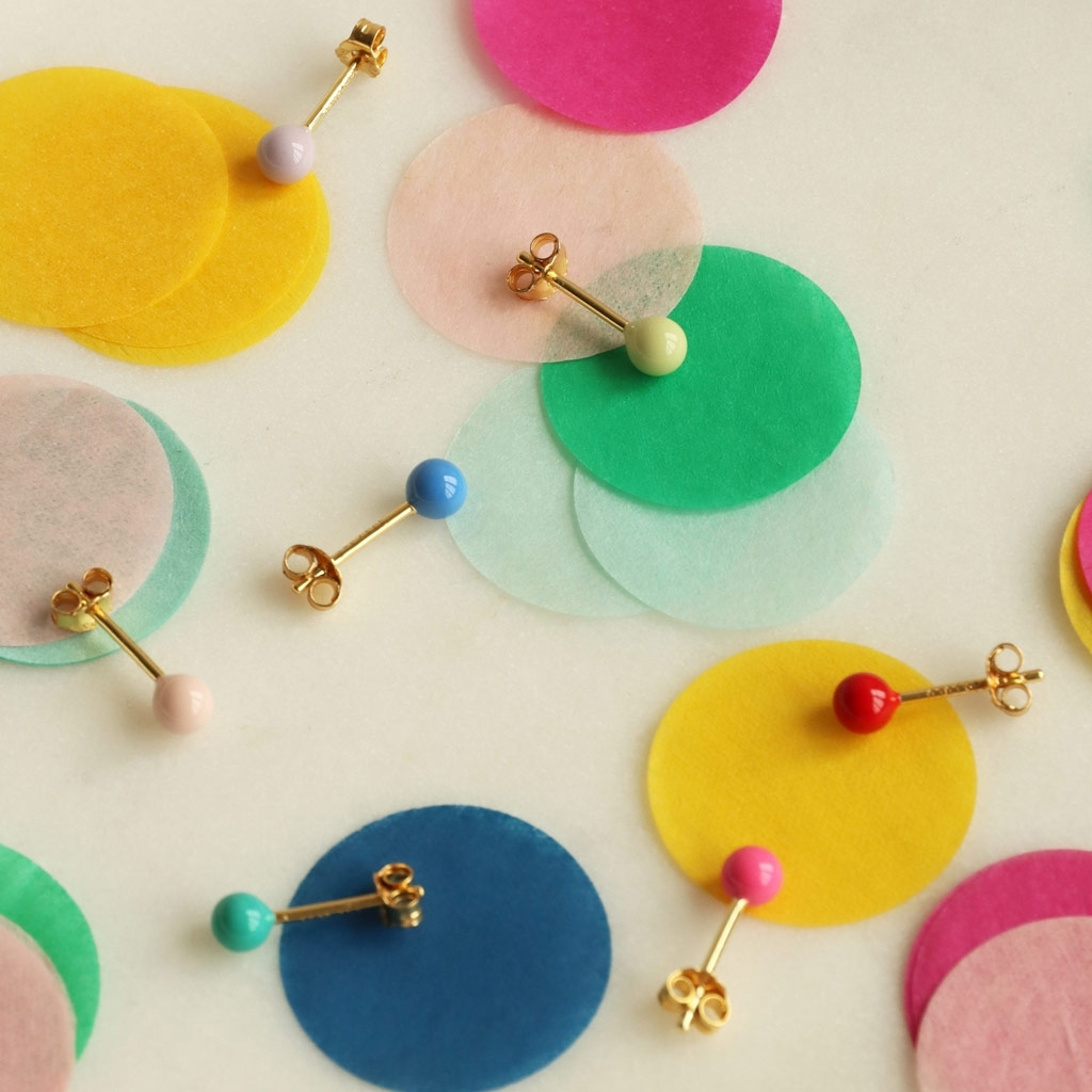 
                  
                    Medium Blue Color Ball Earring
                  
                