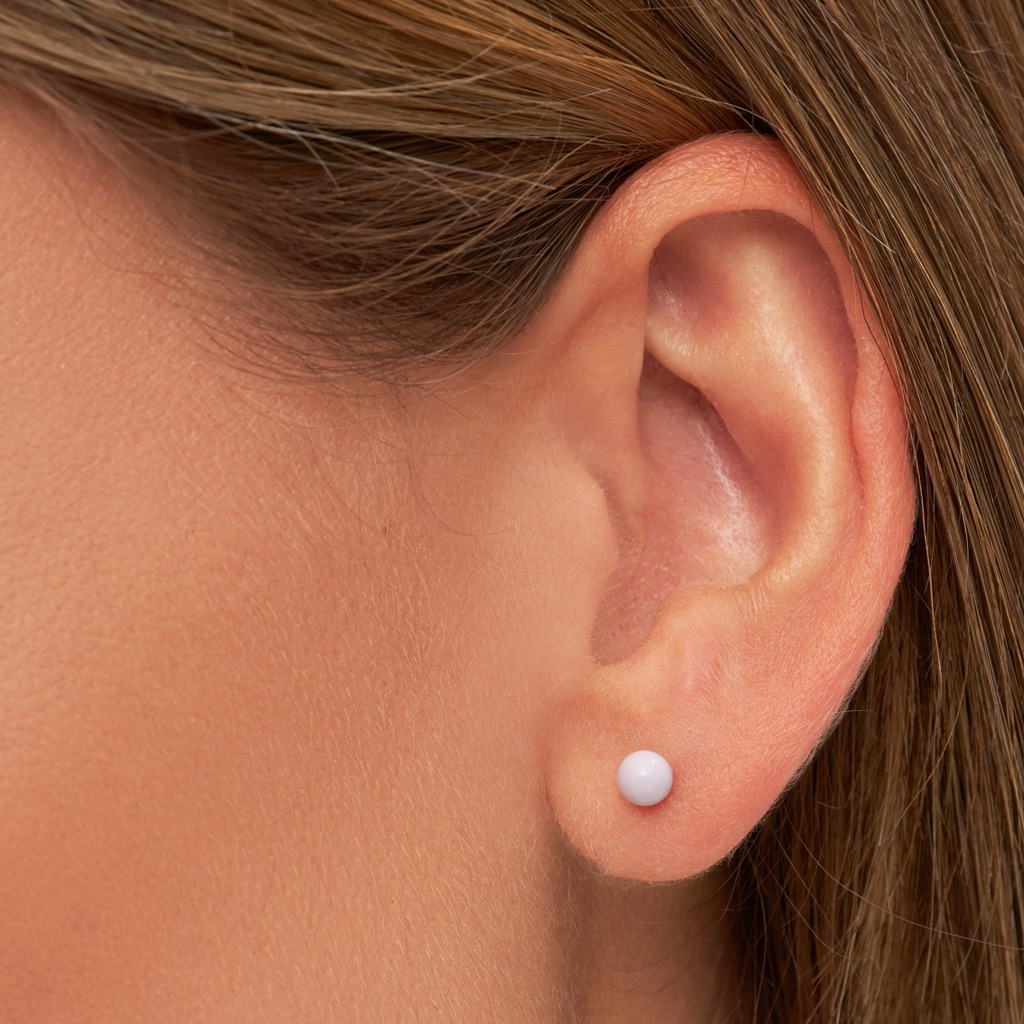 
                  
                    Medium Purple Color Ball Earring
                  
                