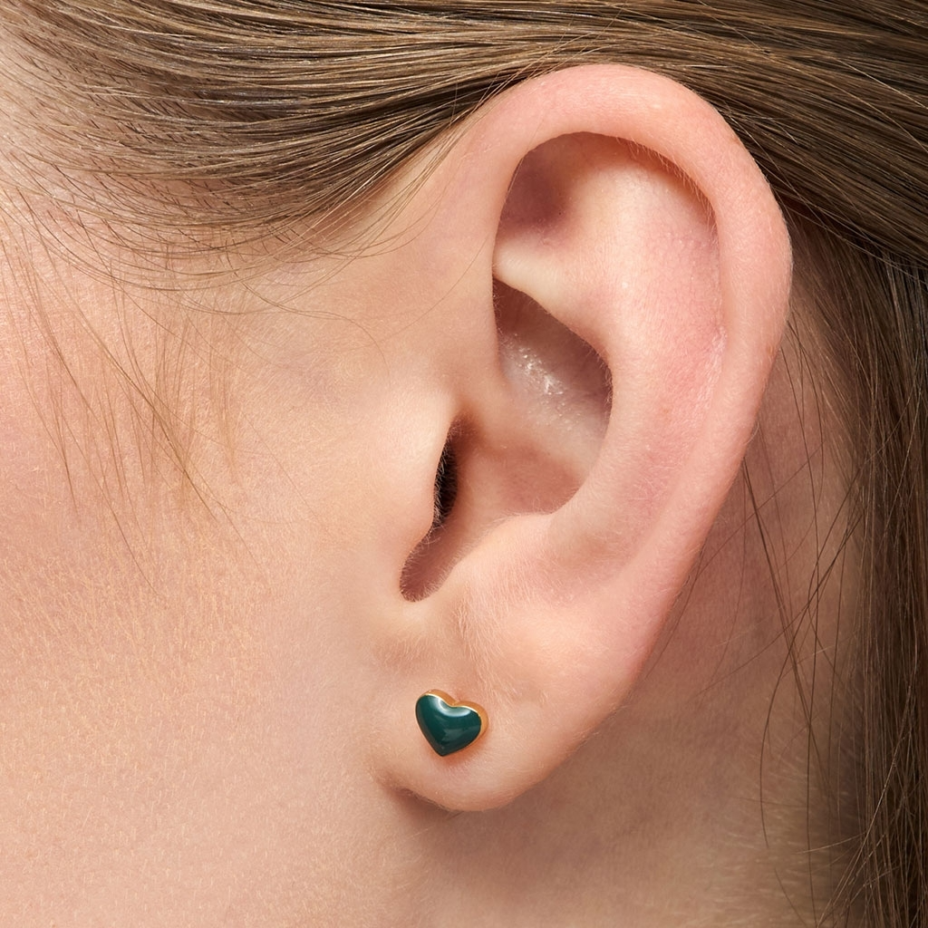 
                  
                    North Sea Green Love U Earring
                  
                