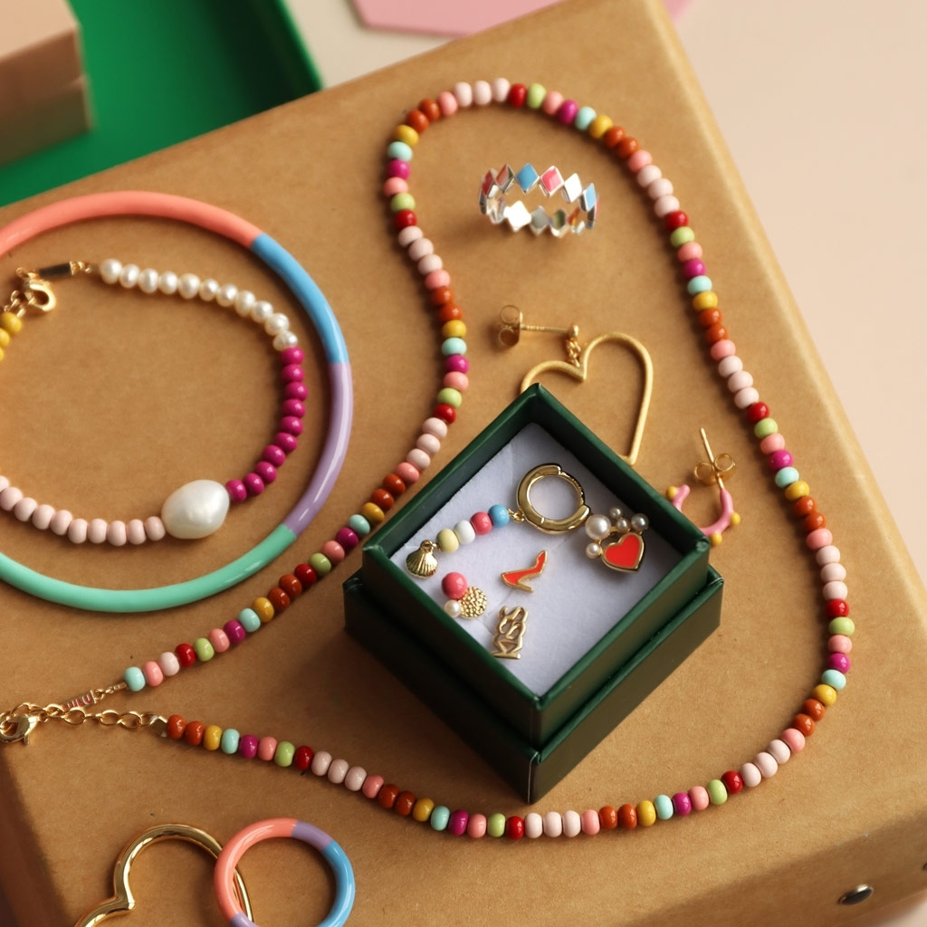 
                  
                    Rainbow Color Quatro Bangle
                  
                