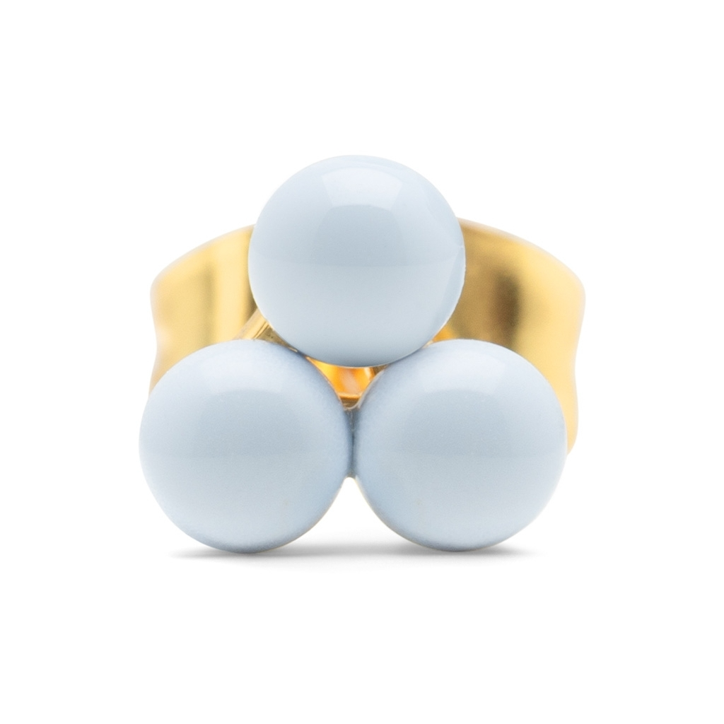 
                  
                    Skyride Blue Trio Enamel Stud Earring
                  
                