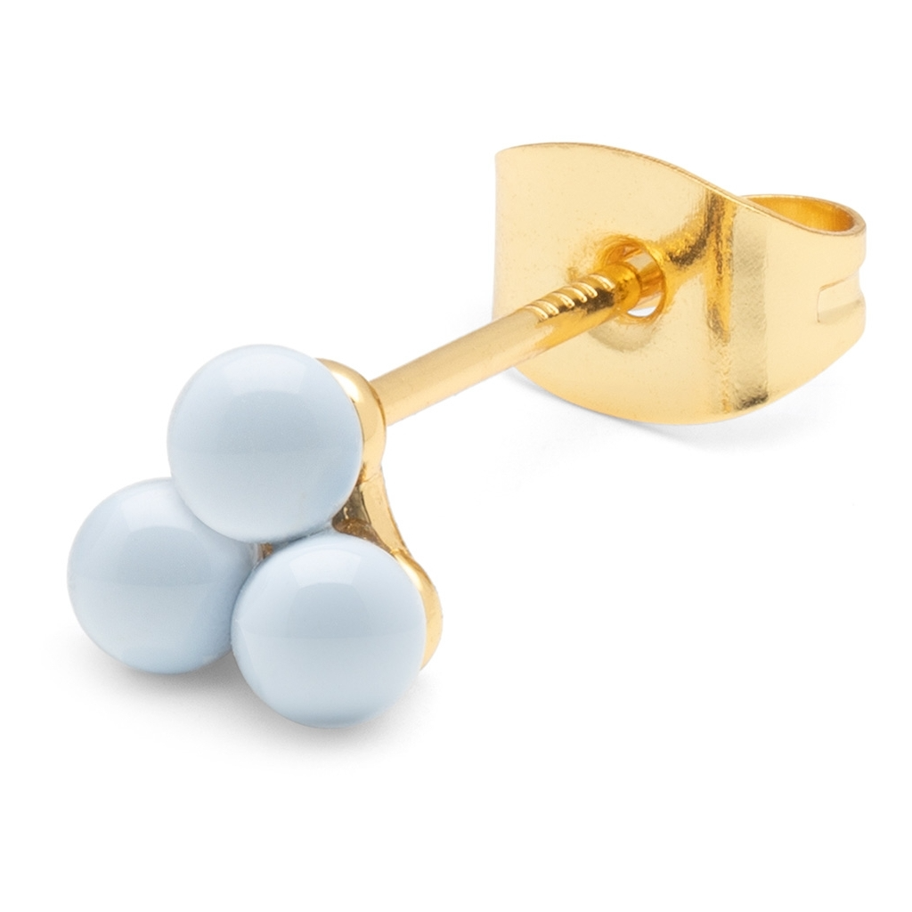 
                  
                    Skyride Blue Trio Enamel Stud Earring
                  
                