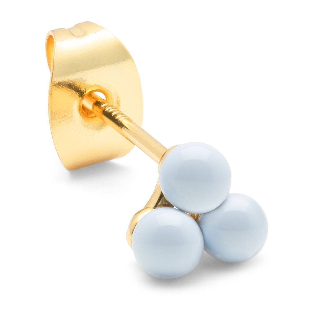 
                  
                    Skyride Blue Trio Enamel Stud Earring
                  
                