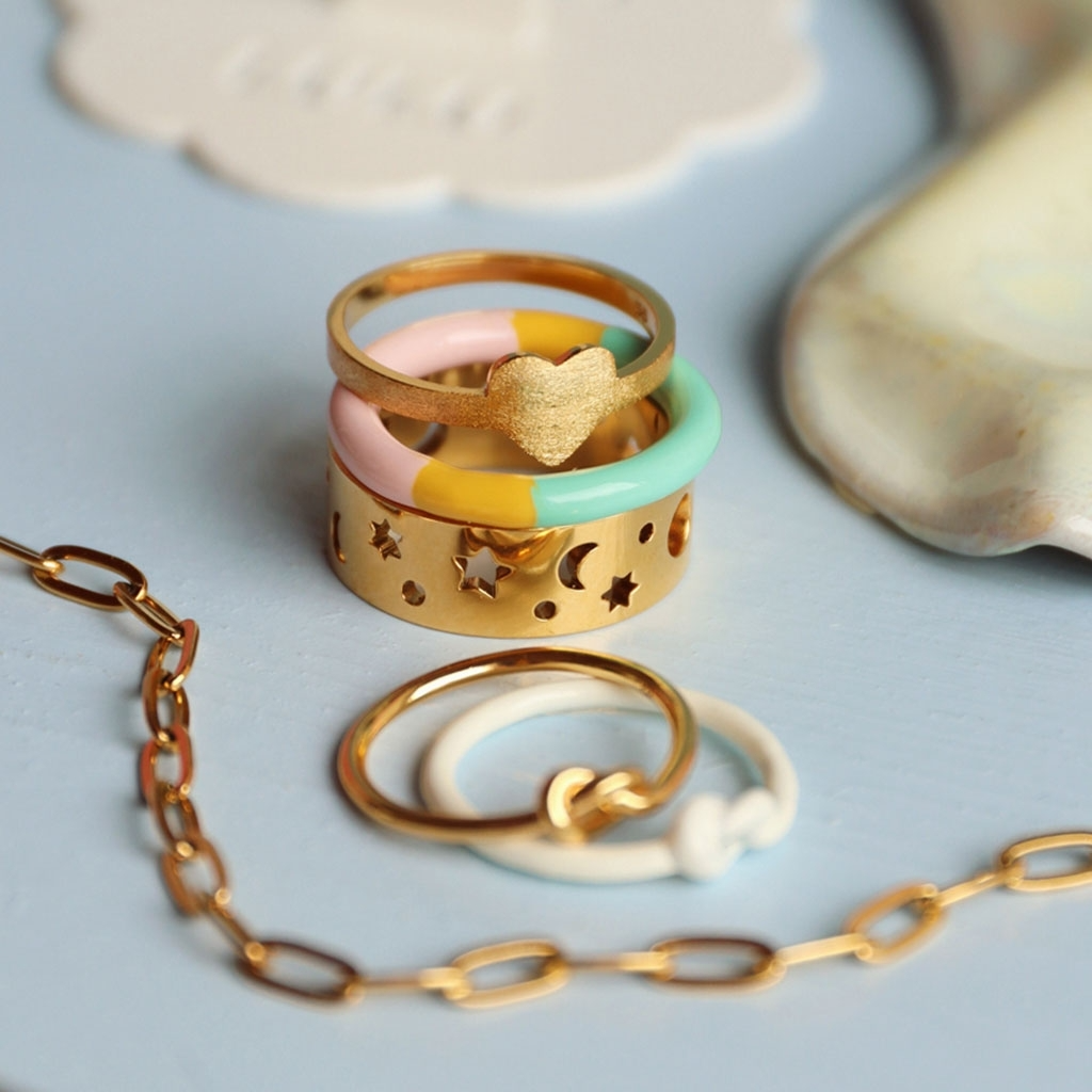 
                  
                    Sunset Triple Color Ring
                  
                