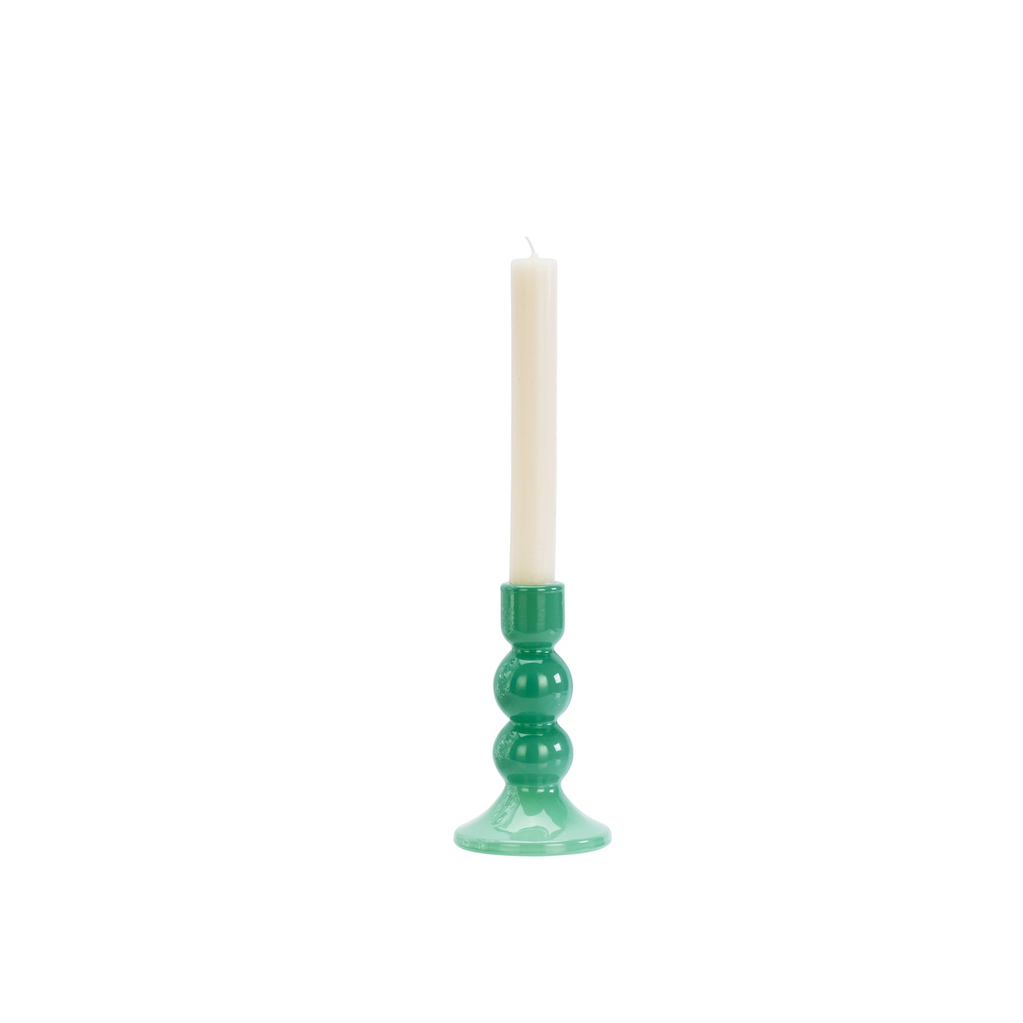 
                  
                    Green Glass Candle Holder
                  
                