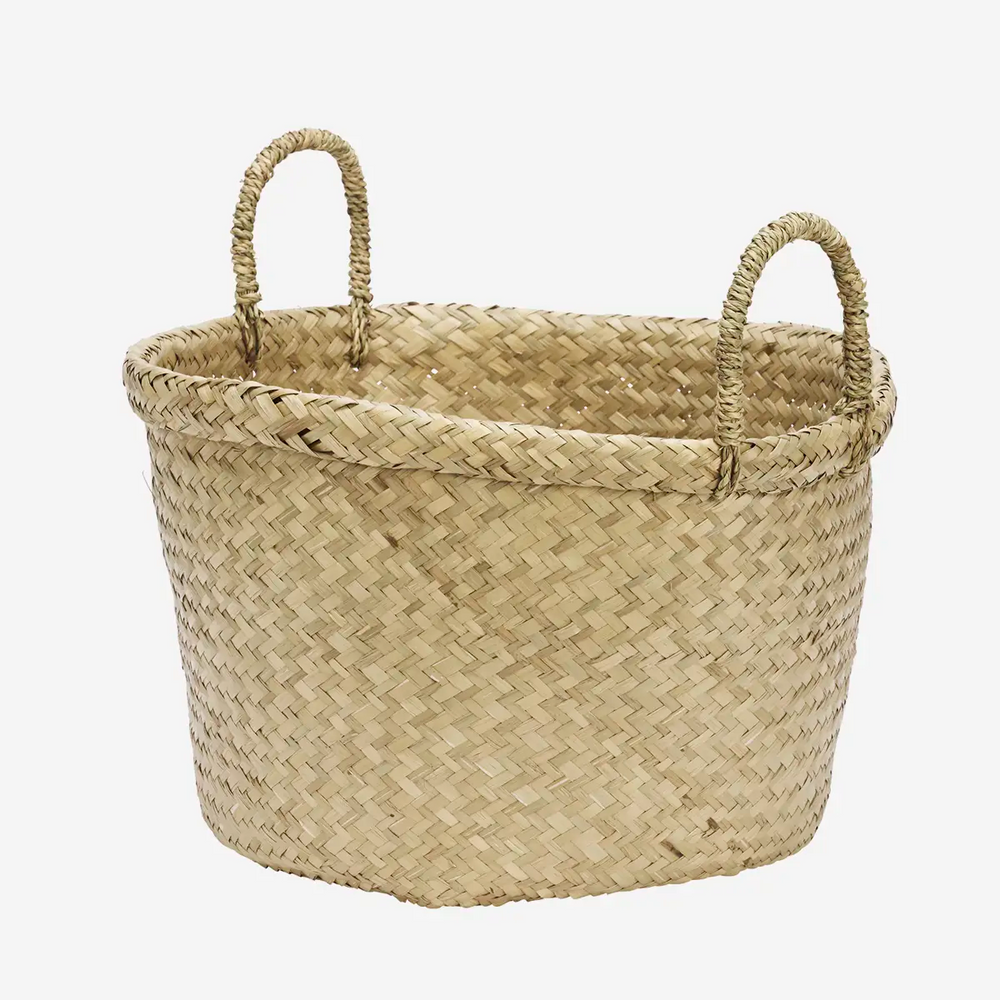 Natural Seagrass Handle Basket