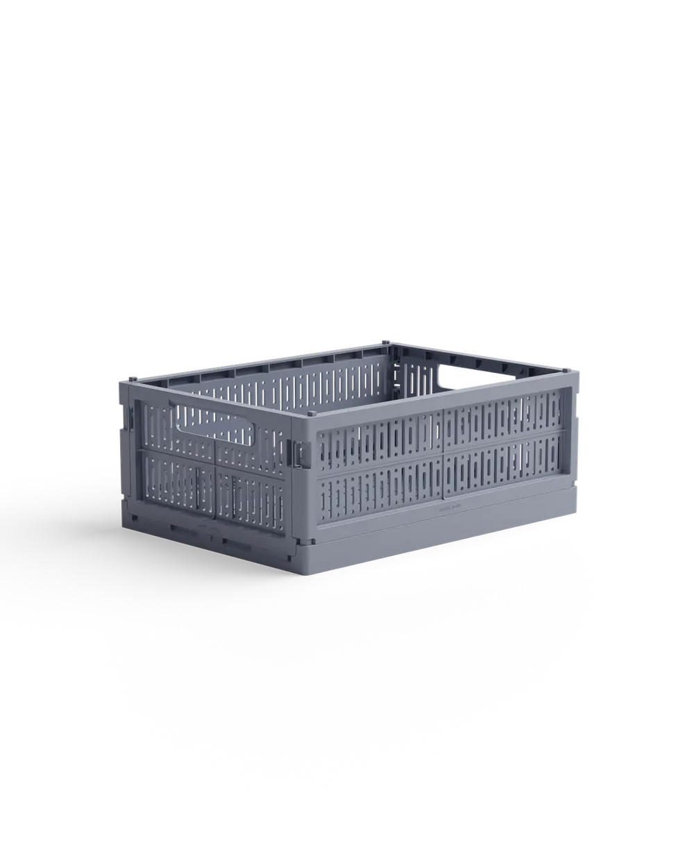 Midi Blue Grey Folding Crate