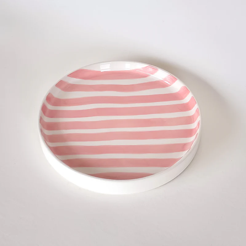 
                  
                    Incanto Rose Stripes Plate
                  
                
