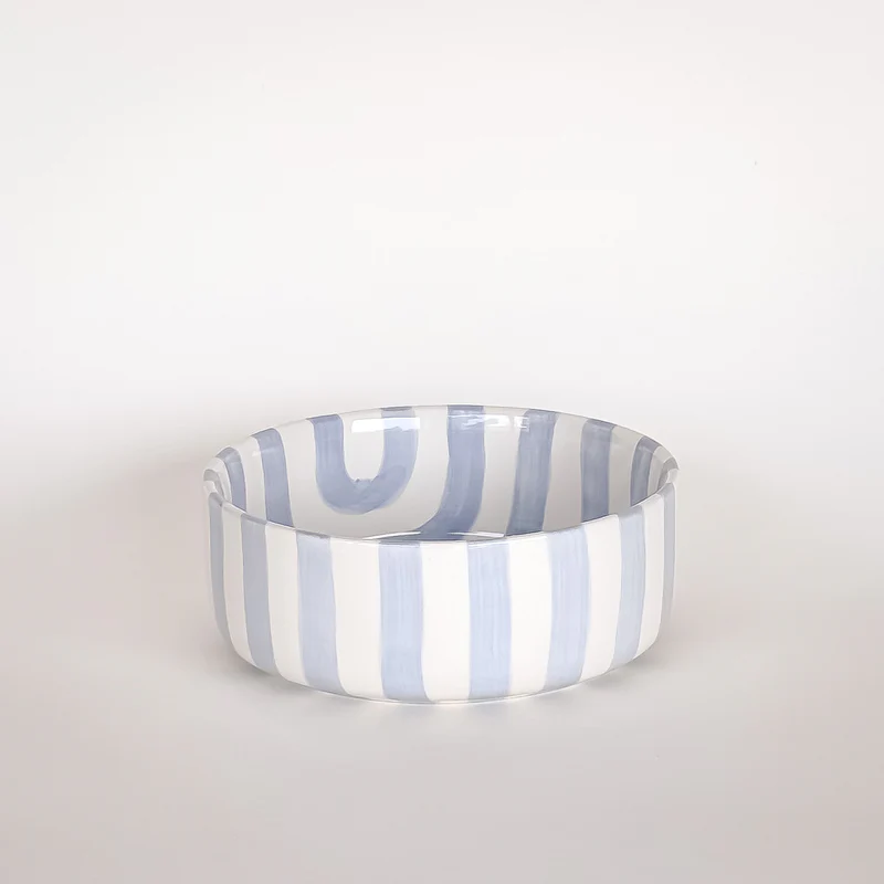 
                  
                    Morning Azzurro Stripes Bowl
                  
                