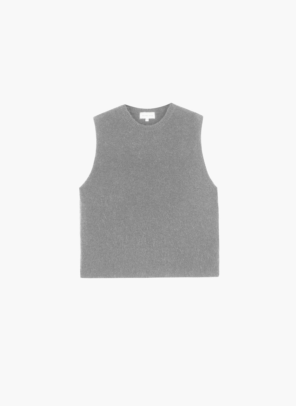 BESTIA Grauer Westenpullover