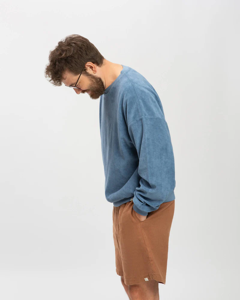 
                  
                    Dusk Blue Terry Jumper
                  
                
