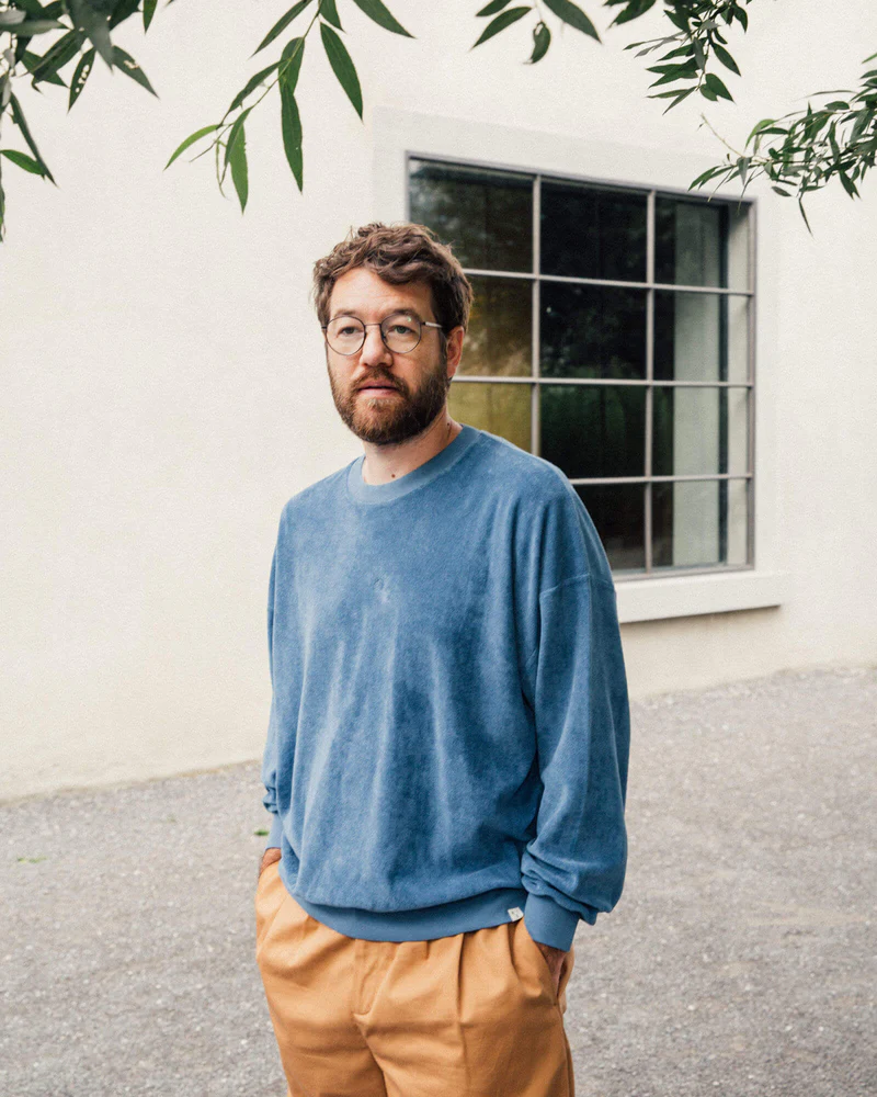 
                  
                    Dusk Blue Terry Jumper
                  
                